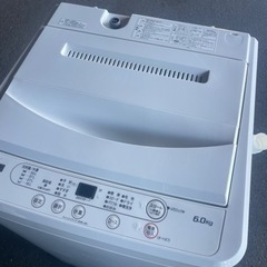 【美品】2023年式ヤマダセレクト6キロ洗濯機