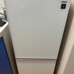 【SHARP】1~2人暮らし用冷蔵庫