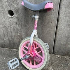 一輪車　14インチ　ピンク