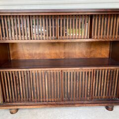 糸島市内 送料無料】 九州民芸家具 サイドボード 飾り棚 茶棚