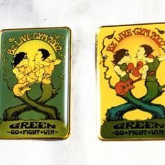 B’z GREEN ツアーグッズ ピンズ2種 2つで3,000円
