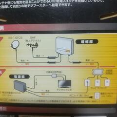 BS・110℃CS・UHFブースター・電源・BS/UHFチェッカー