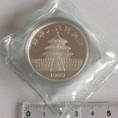 中国　初年号1オンスパンダ銀行　純銀製　本物保証