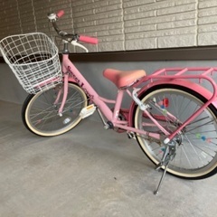 20インチ　こども用自転車　ピンク