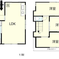 品川区東品川　戸建2階建　賃料20.4万　民泊可能物件