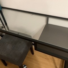 IKEAガラステーブル、チェア　セット