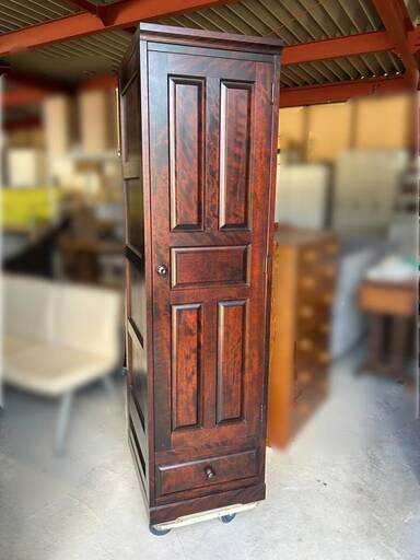 北海道民芸家具　ウィンザーチェア　樺材　2/2 北海道民芸家具 樺無垢材 ダイニングチェア ウィンザーチェア 刻印入り