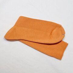 UNIQLO メンズ ソックス １足／オレンジ系✨長期保管未着用品