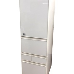 【直接引取歓迎！】自動製氷可 TOSHIBA ベジータ ミラー 5ドア冷蔵庫 右開き 410L 2017年 VEGETA GR-K41GXV（埼玉県川越市）