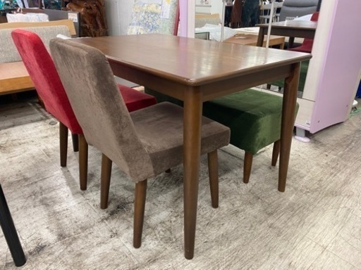 【愛品館 江戸川店 ダイニングセット】ベンチダイニングテーブル４点セット ID:152-009201-007