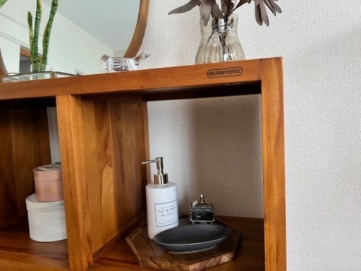 スキャンティーク シェルフ 3×2シェルフ スキャンティーク チーク材 棚