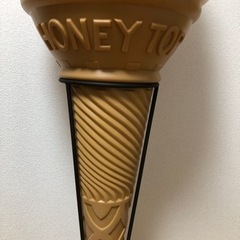 ソフトクリーム置物　店頭ディスプレイ　看板　電灯無し