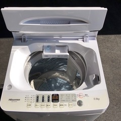 ハイセンス洗濯機　2021年式　5.5キロ