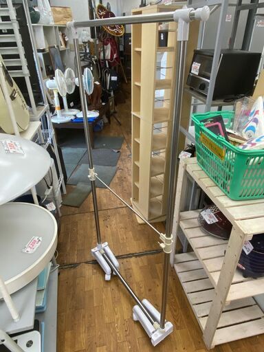 【リサイクルショップどりーむ鹿大前店】No.9129　ハンガーラック　洗濯物　衣類　丈夫♪