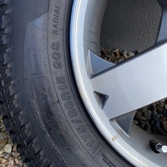 日産(三菱）純正 15インチ アルミホイール 5穴 15×5.5J +46 タイヤ 175/80R15 キックス  4本セット