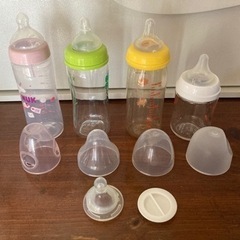 ヌーク、ビーンスターク、母乳実感など哺乳瓶4本セット