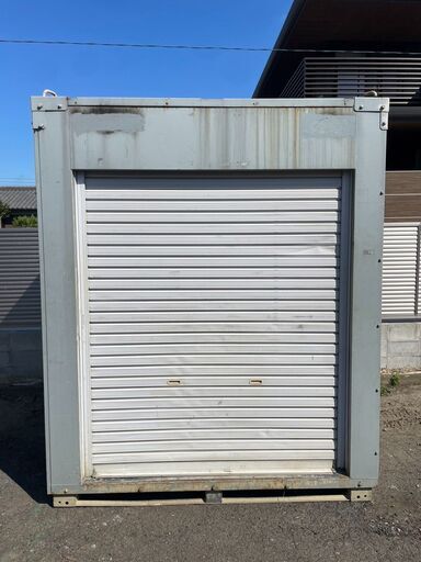 【シャッター倉庫】物置倉庫 1坪倉庫 自転車置き場 観音倉庫 現場 建築 建設現場 ハウス 備品 コンテナ 事務所 倉庫 物置 リースアップ