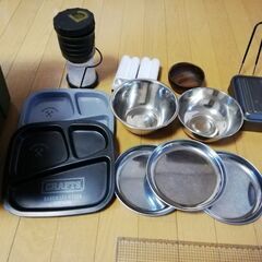 キャンプ用調理食器セット★box付