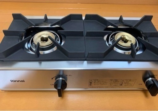 リンナイ 業務用ガスコンロ 都市ガス2口 RSB-211A-13A 生活雑貨 調理 
