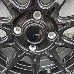 155/65/14 夏タイヤ付きアルミホイール　ＮＢＯＸ