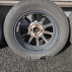 155/65/14 夏タイヤ付きアルミホイール　ＮＢＯＸ