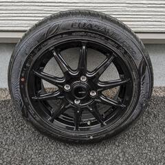155/65/14 夏タイヤ付きアルミホイール　ＮＢＯＸ