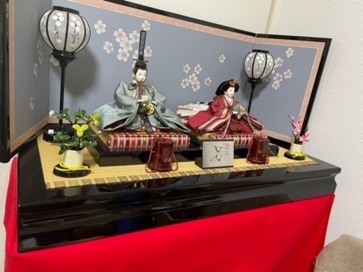 親王飾り　お雛様　ひな人形　人形作家　清水久遊