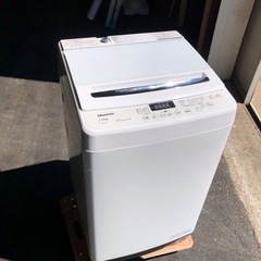 ハイセンス洗濯機　2021年式　7.5キロ