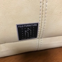 レザー2人掛けソファ＋オットマン