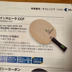 卓球　ラケット　スティガ