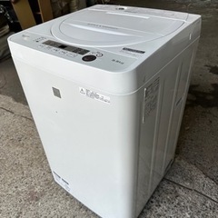 シャープ全自動電気洗濯機ES-G5E5-KW
