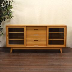 ヤ取終了7/4】≪zyt1502ジ≫ 起立木工 サイドボード ノルディ 幅150cm