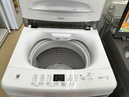 ★ジモティー割有★　ハイアール　４．５K洗濯機  JW-U45A  ２０２２年製　IK-574