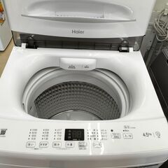 ☆ジモティー割有☆ ハイアール 4．5K洗濯機 JW-U45A 2022年製 IK-
