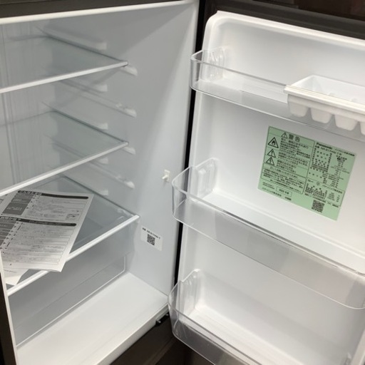 ☆702 Panasonic 2ドア冷蔵庫168L(NR-B17BW-T) 2019年製 (リサイクル