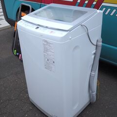 2023年製◆AQUA アクア 3Dアクティブ洗浄！お手入れしやすいガラストップ 全自動洗濯機 AQW-P7N 7.0kg◆