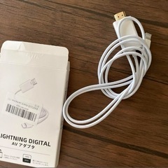 AVアダプター　新品　HDMI変換　Lightning
