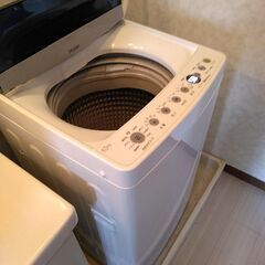 ハイアール自動洗濯機（４．５ｋｇ）　４年使用　６月１０日引き取り限定