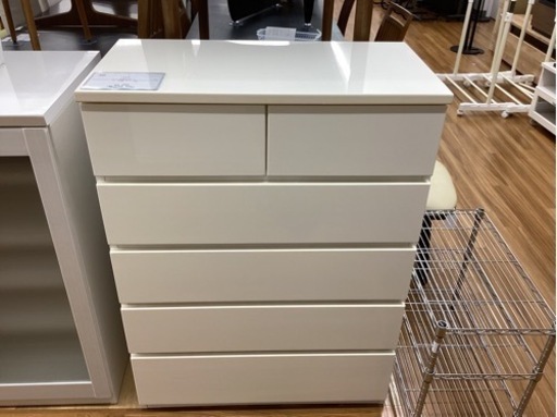 トレファク神戸南店】ニトリ6段チェスト【取りに来られる方限定
