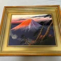 絵画　赤富士🖼️