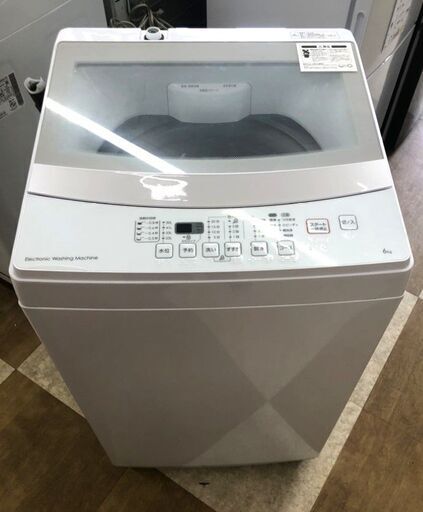 【引取限定】ニトリ 洗濯機 6.0kg NTR-60 中古品 2019年製 【ハンズクラフト八幡西店】
