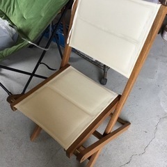 折りたたみ椅子　チェア　木製　中古品