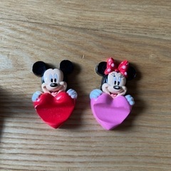 ミッキーマウスとミニーマウスの箸置きセット