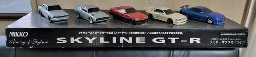 歴代スカイライン  展示ラジコンカー