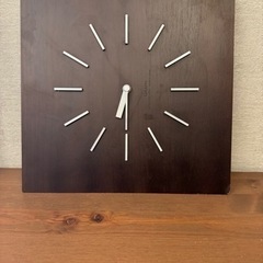 木製掛け時計