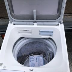 NO185 🌈福岡市内配送設置無料✨🌈シャープ SHARP 縦型洗濯乾燥機 洗濯8.0kg 乾燥4.5kg シルバー系 ES-PX8C-S