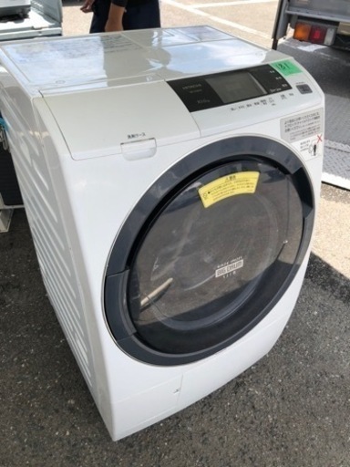 NO181 福岡市内配送設置無料✨　日立 HITACHI ビッグドラム ななめ型ドラム式洗濯乾燥機（10.0kg） 左開き ホワイト BD-S3800L W