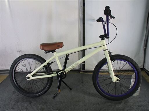 Ｄ556　★25800円★　BMX中古自転車 マングース【20インチ　アイボリー 】