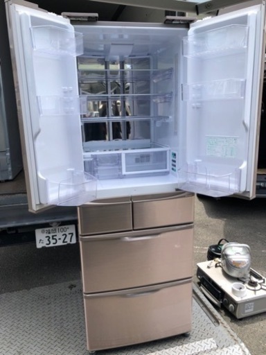 R 中古 SHARP プラズマクラスター冷蔵庫 （465L・フレンチドア） 6ドア SJ-XF47A 2016年製 R 中古 SHARP プラズマクラスター冷蔵庫 （465L・フレンチドア