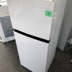 NO 171 🌈福岡市内配送設置無料✨🌈　冷蔵庫/2020年モデル/120L/Hisense/ハイセンス/HR-B1202/トップフリーザー/スタイリッシュデザイン/静音設計 